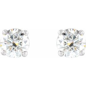 14K White 1/4 CTW Natural Diamond Cocktail-Style Earrings 29762:6300:P