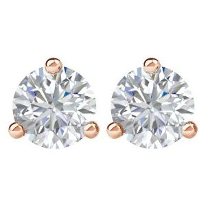 14K Rose 1 1/2 CTW Natural Diamond Stud Earrings 66233:60144:P