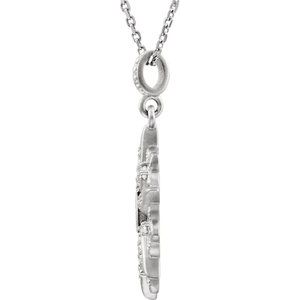 Sterling Silver 1/3 CTW Natural Diamond 18" Necklace