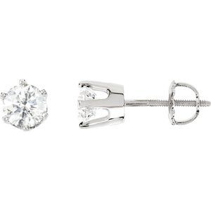 14K White 1/3 CTW Natural Diamond Stud Earrings 62865:112:P