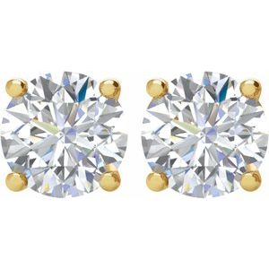 14K Yellow 1 1/2 CTW Natural Diamond Stud Earrings 67535:60075:P