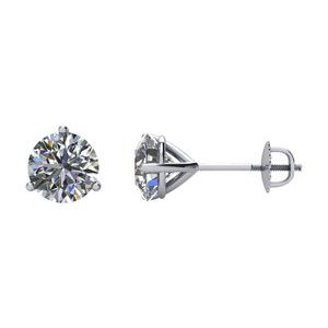 14K White 1/4 CTW Natural Diamond Earrings 66230:60019:P