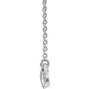 Platinum 1/5 CTW Natural Diamond 16-18" Necklace