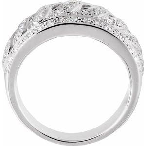 14K White 1/2 CTW Natural Diamond Ring 63303:294023:P