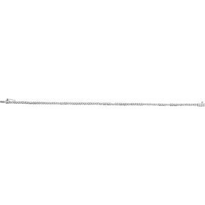 14K White 3 CTW Natural Diamond Line 7" Bracelet 653537:604:P