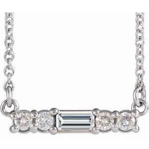 Platinum 1/4 CTW Natural Diamond 16" Necklace 86838:628:P