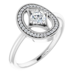 14K White 1/3 CTW Natural Diamond Ring 123111:60000:P