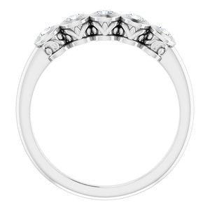 14K White 1/3 CTW Natural Diamond Ring 71997:620:P