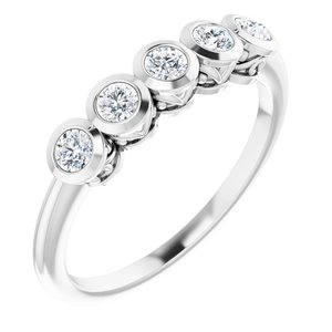 14K White 1/3 CTW Natural Diamond Ring 71997:620:P