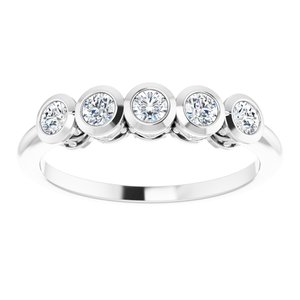 14K White 1/3 CTW Natural Diamond Ring 71997:620:P