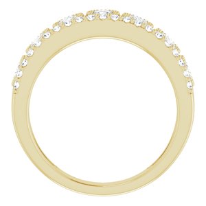 14K Yellow 1 CTW Lab-Grown Diamond Ring