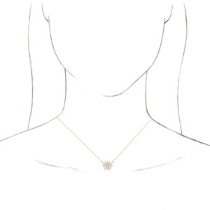 14K Yellow 1/2 CTW Natural Diamond Vintage-Inspired 18" Necklace