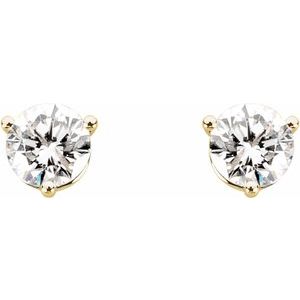 14K Yellow 1 1/2 CTW Natural Diamond Earrings 66234:60051:P