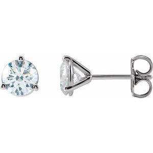 14K White 1 1/4 CTW Lab-Grown Diamond Stud Earrings 652481:LG634:P