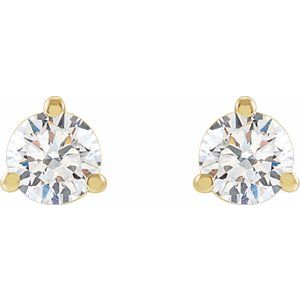 14K Yellow 1/3 CTW Lab-Grown Diamond Stud Earrings 652481:LG621:P